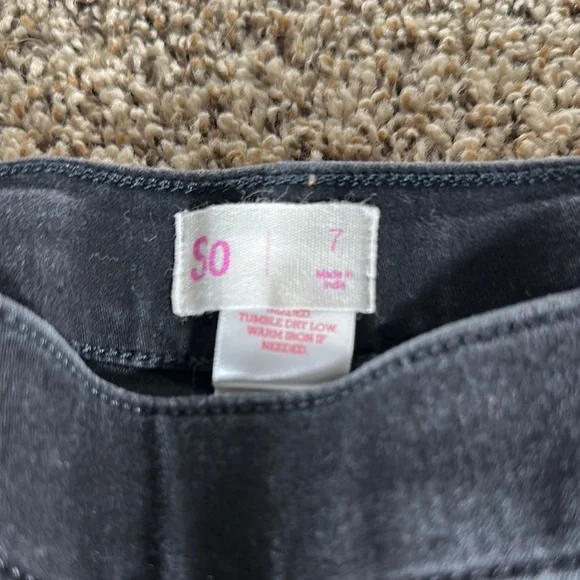 SO Skinny Jeans Black and Blue - Picture 2 of 9